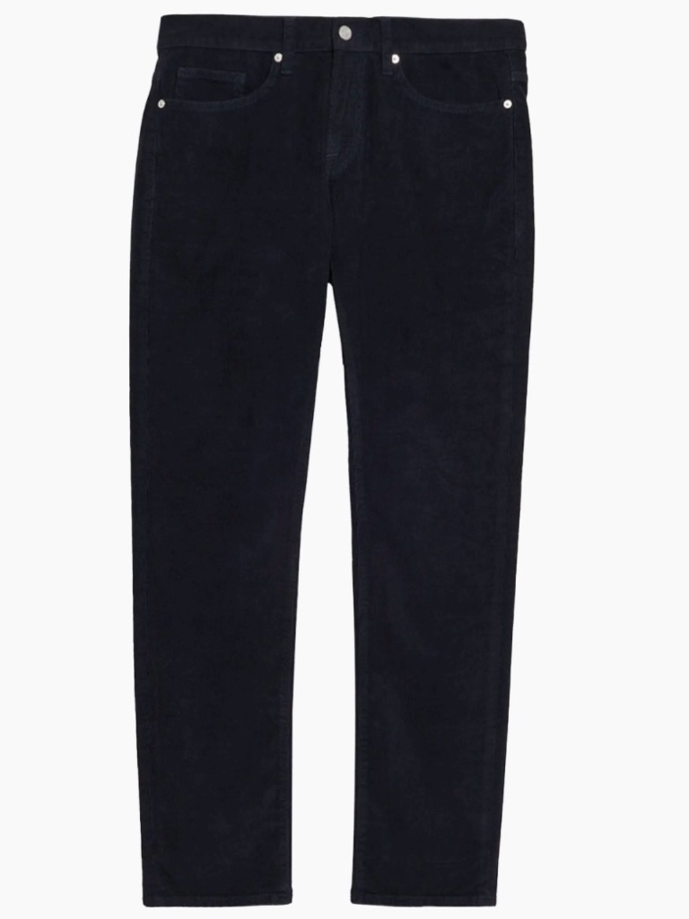 FRAME L'homme Slim Corduroy Jeans Straight-Leg Navy Blue Zip Fly Size 32x32